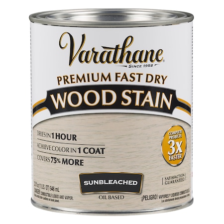 Rust-Oleum 1 Qt Sun bleached Varathane Premium Fast Dry Wood Stain 262011
